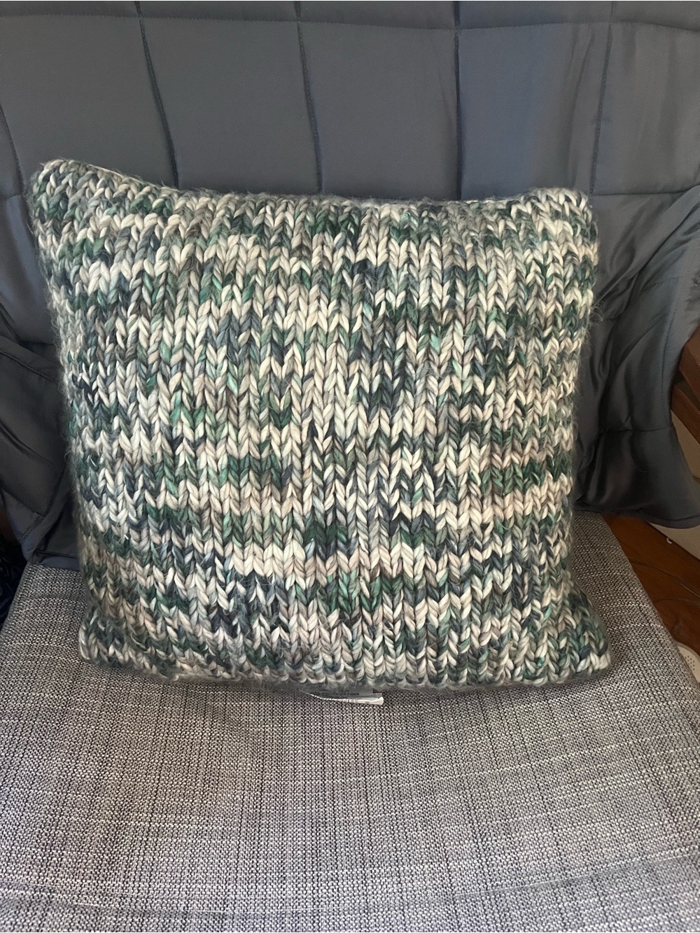 Threshold Marled Knit Pillow